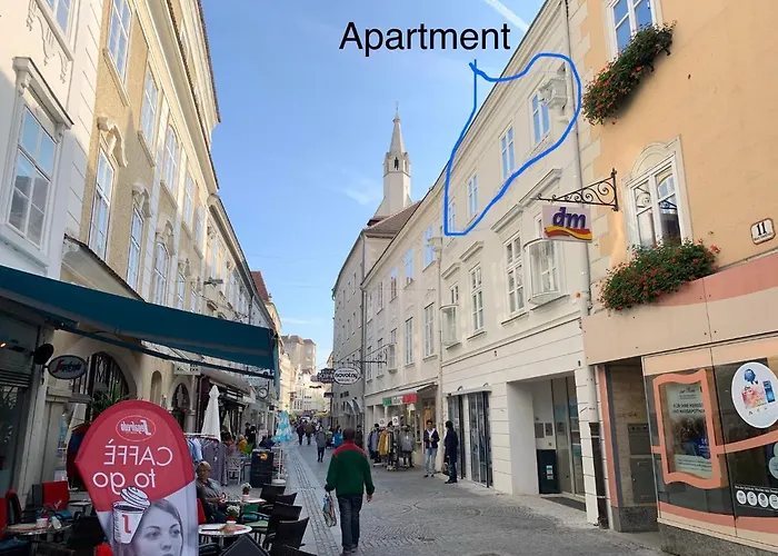 Penthouse Maxfux Direkt In Der Fussgaengerzone 130m2 * Krems an der Donau